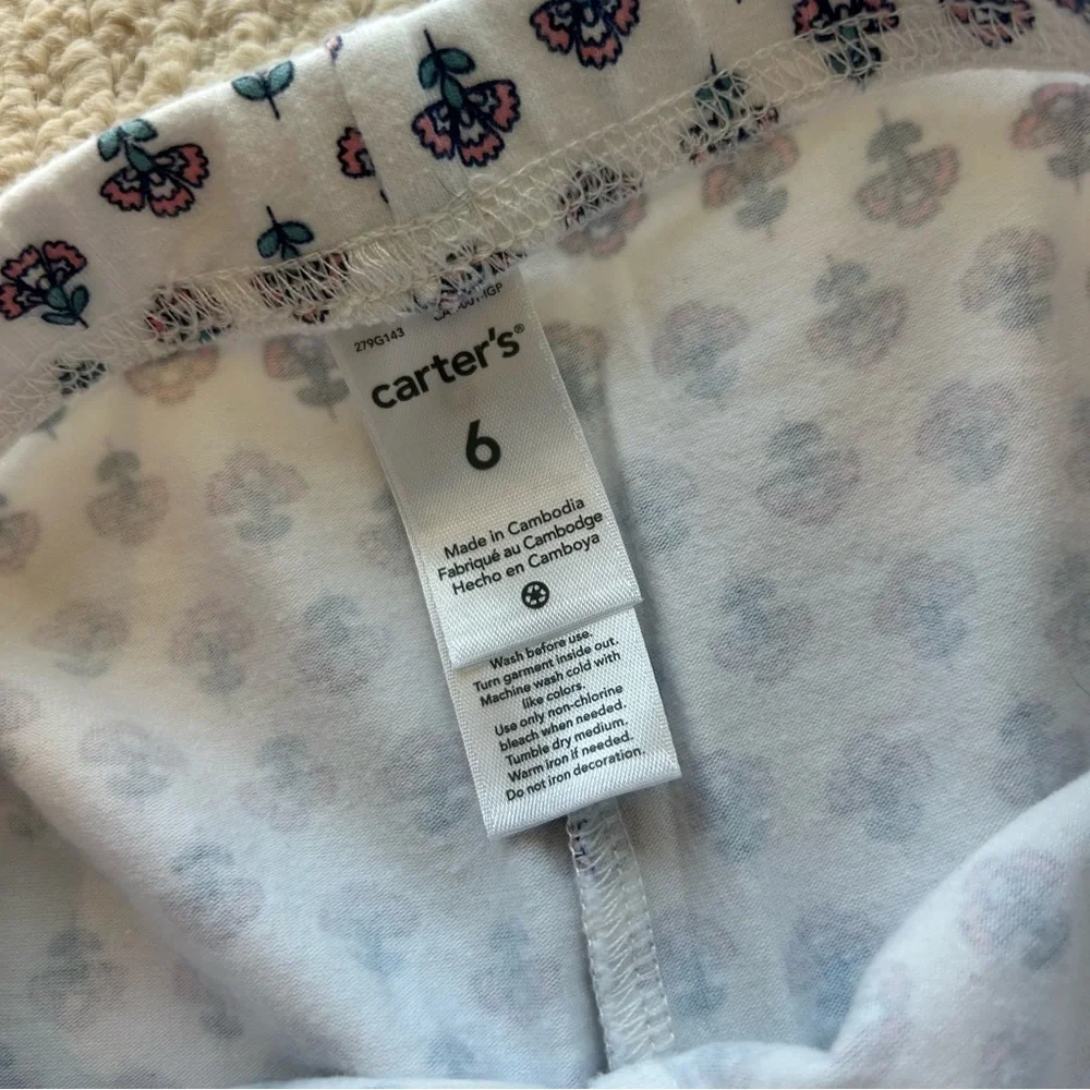 Carter’s Patterned Leggings Girls 6